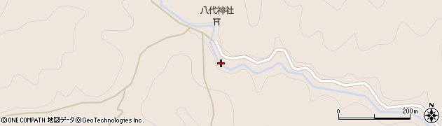京都府綾部市八代町藤角周辺の地図