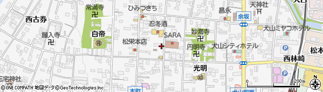 愛知県犬山市犬山東古券644周辺の地図