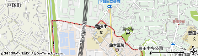 神奈川県横浜市栄区長沼町125周辺の地図