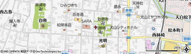 愛知県犬山市犬山東古券581周辺の地図