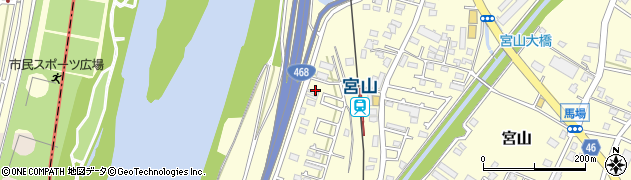 神奈川県高座郡寒川町宮山3608周辺の地図