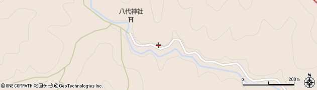 京都府綾部市八代町藤ケ迫周辺の地図
