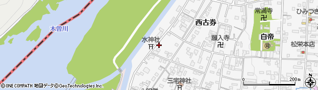 愛知県犬山市犬山西古券578周辺の地図
