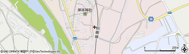 鳥取県西伯郡伯耆町岸本254周辺の地図