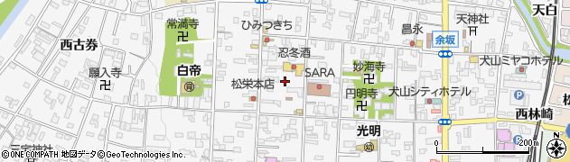 愛知県犬山市犬山東古券639周辺の地図