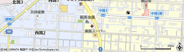 岐阜中央生コンクリート協組周辺の地図