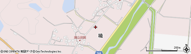鳥取県西伯郡南部町境707周辺の地図