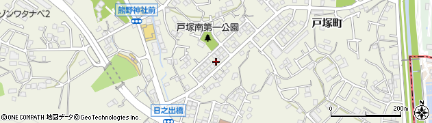 神奈川県横浜市戸塚区戸塚町1491-25周辺の地図