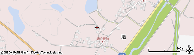 鳥取県西伯郡南部町境929周辺の地図