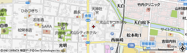 愛知県犬山市犬山東古券349周辺の地図