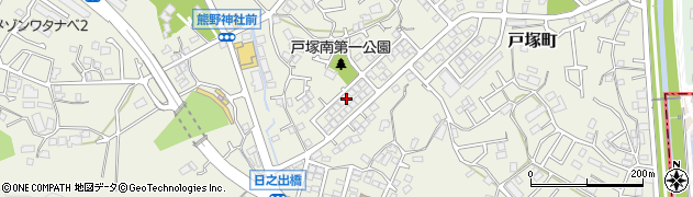 神奈川県横浜市戸塚区戸塚町1491-19周辺の地図