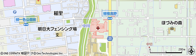 朝日大学　入試広報室入試広報課入試専用周辺の地図