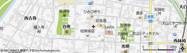 愛知県犬山市犬山東古券672周辺の地図