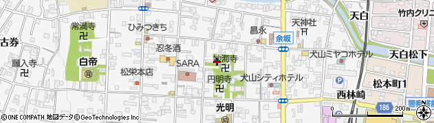 愛知県犬山市犬山東古券575周辺の地図