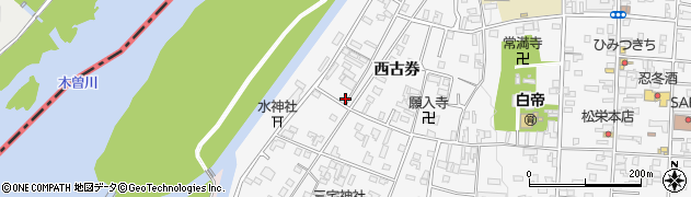 愛知県犬山市犬山西古券629周辺の地図