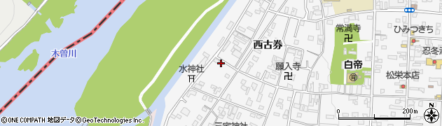 愛知県犬山市犬山西古券619周辺の地図