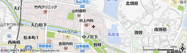 愛知県犬山市丸山天白町227周辺の地図