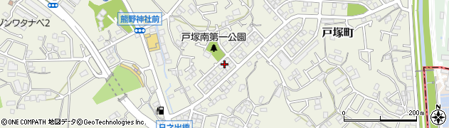神奈川県横浜市戸塚区戸塚町1491-21周辺の地図