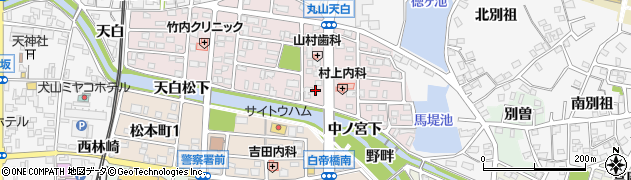 愛知県犬山市丸山天白町185周辺の地図