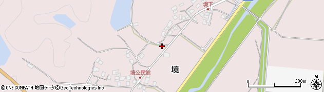 鳥取県西伯郡南部町境701周辺の地図