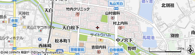 愛知県犬山市丸山天白町108周辺の地図
