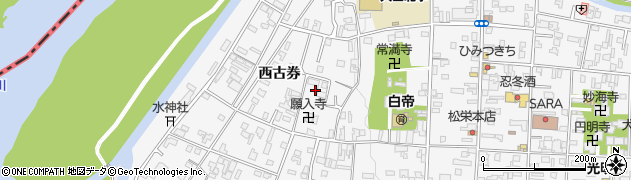 愛知県犬山市犬山西古券359周辺の地図