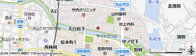 愛知県犬山市丸山天白町106周辺の地図