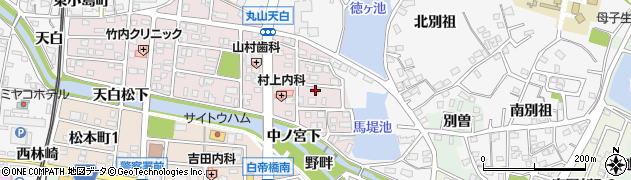 愛知県犬山市丸山天白町223周辺の地図