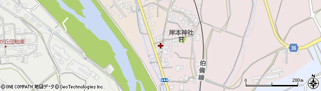 鳥取県西伯郡伯耆町岸本287周辺の地図