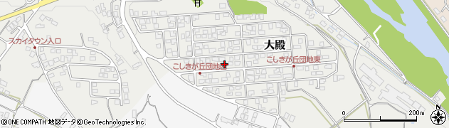 鳥取県西伯郡伯耆町大殿1365周辺の地図