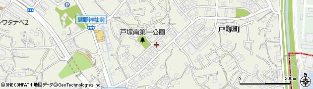 神奈川県横浜市戸塚区戸塚町1491-70周辺の地図