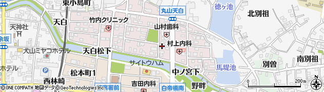 愛知県犬山市丸山天白町183周辺の地図