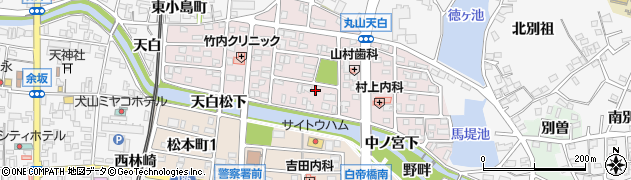 愛知県犬山市丸山天白町116周辺の地図