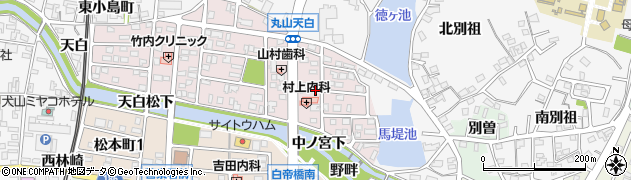 愛知県犬山市丸山天白町202周辺の地図