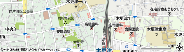 オリックスレンタカー木更津駅前店周辺の地図