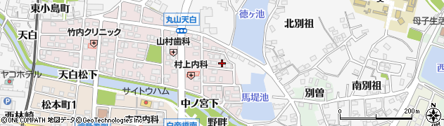 愛知県犬山市丸山天白町217周辺の地図