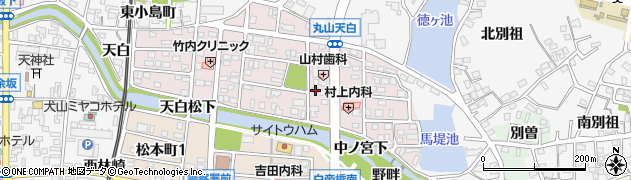 愛知県犬山市丸山天白町182周辺の地図