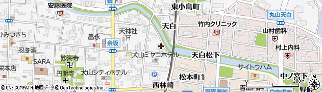 愛知県犬山市犬山天白周辺の地図