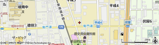 株式会社東亜製作所岐阜支店周辺の地図