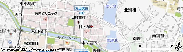 愛知県犬山市丸山天白町215周辺の地図