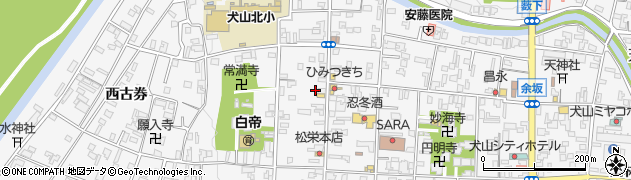 犬山特産品館周辺の地図