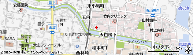 愛知県犬山市丸山天白町41周辺の地図