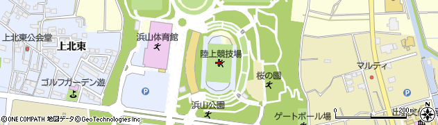 島根県立浜山公園陸上競技場周辺の地図