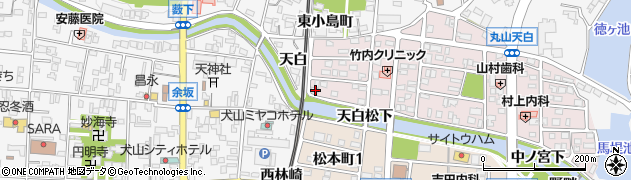 愛知県犬山市丸山天白町36周辺の地図