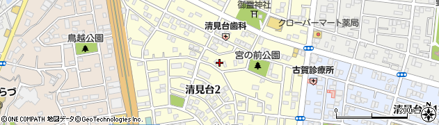 千葉県木更津市清見台周辺の地図