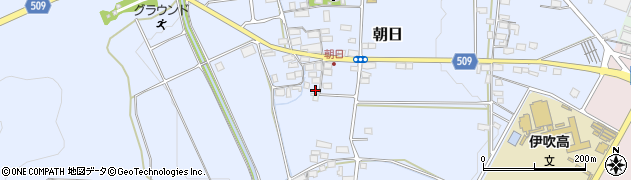 滋賀県米原市朝日551周辺の地図