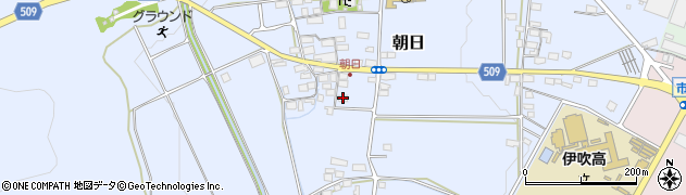 滋賀県米原市朝日556周辺の地図