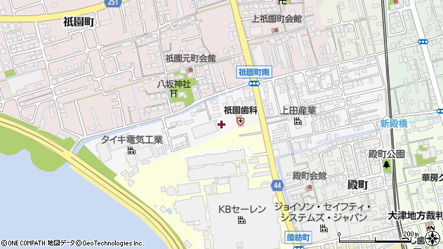 〒526-0063 滋賀県長浜市末広町の地図