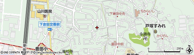 神奈川県横浜市戸塚区下倉田町周辺の地図