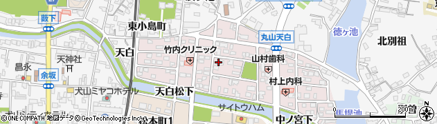 愛知県犬山市丸山天白町135周辺の地図